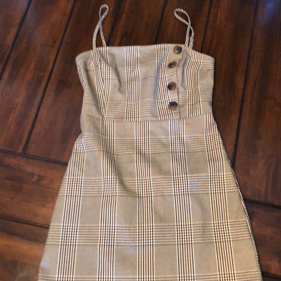 UO Mini Dress Size S - plaid zip up back. - Picture 11 of 11
